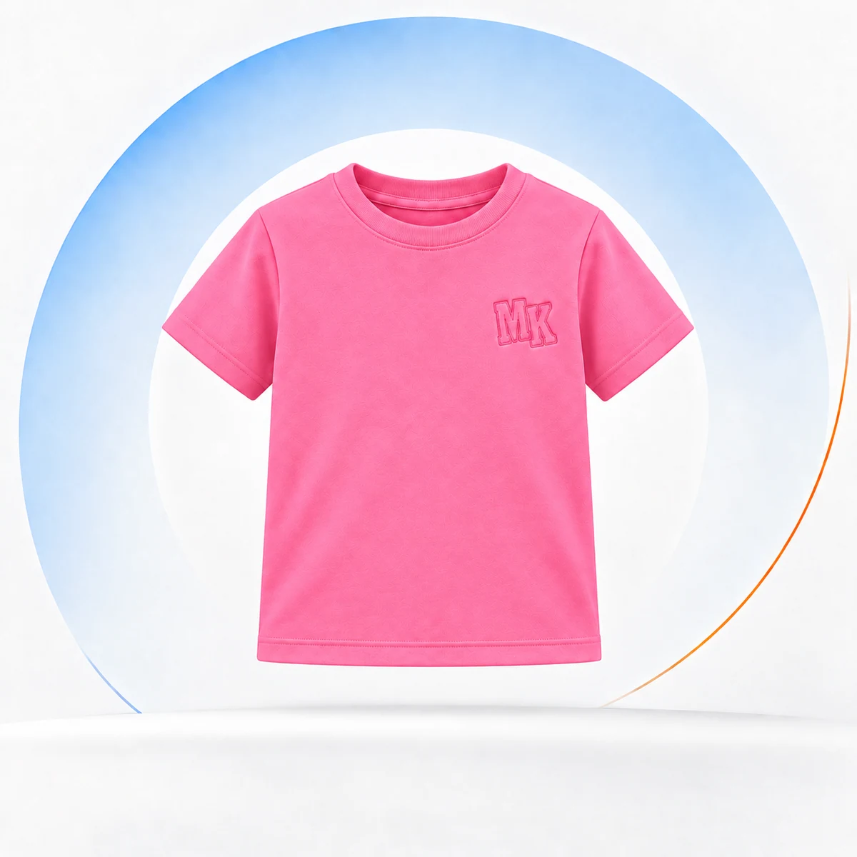 Camiseta manga curta · Rosa Pink
