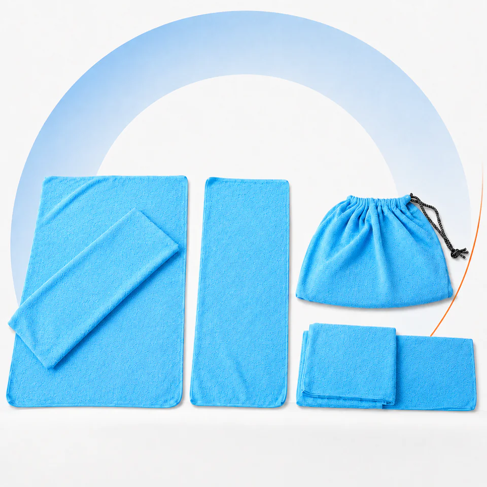 Kit Limpeza MecKost na cor azul claro