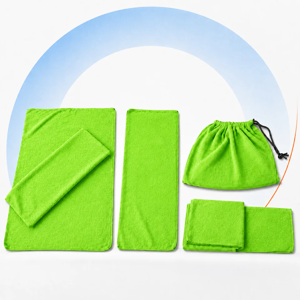 Kit Limpeza MecKost na cor verde limão