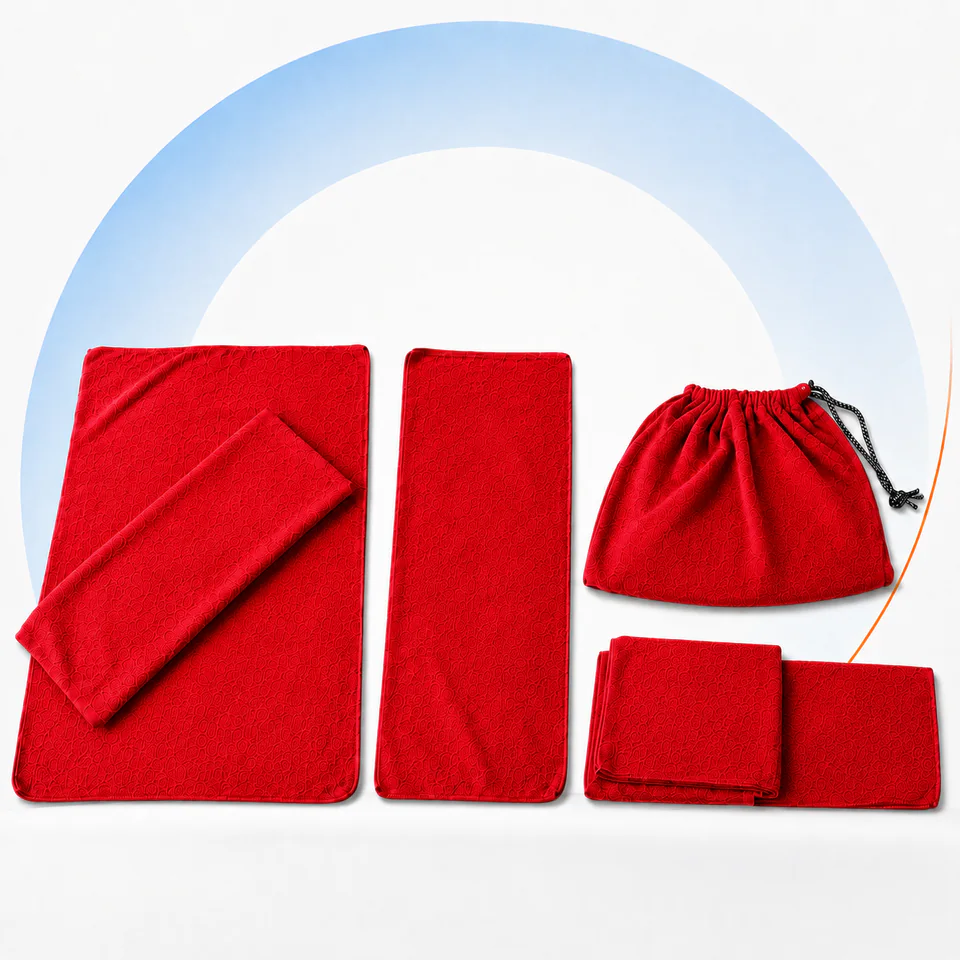 Kit Limpeza MecKost na cor vermelha